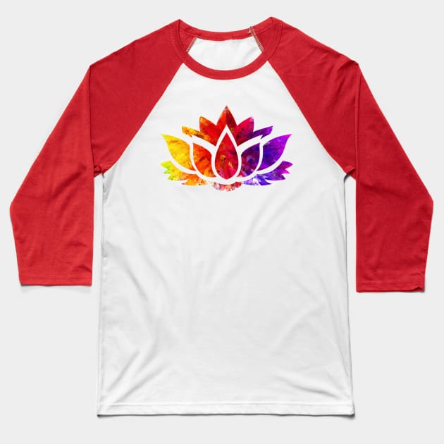 Lotus Flower !! Baseball T-Shirt by smashing_cool